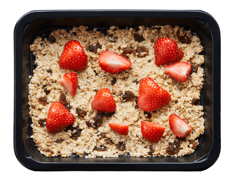 High protein oats aardbei