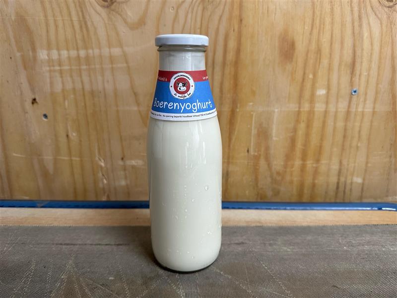Gepasturiseerde boeren yoghurt 750 ML