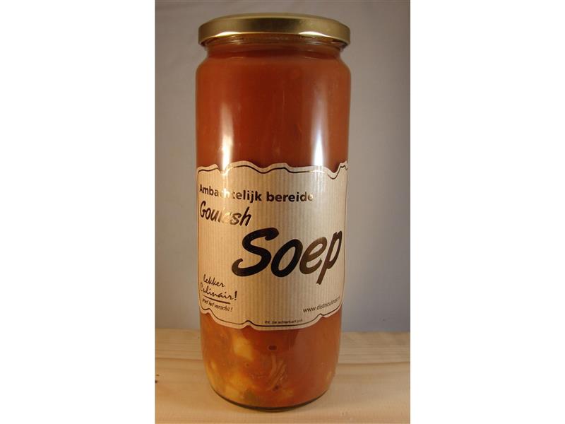 Ambachtelijke goulash soep